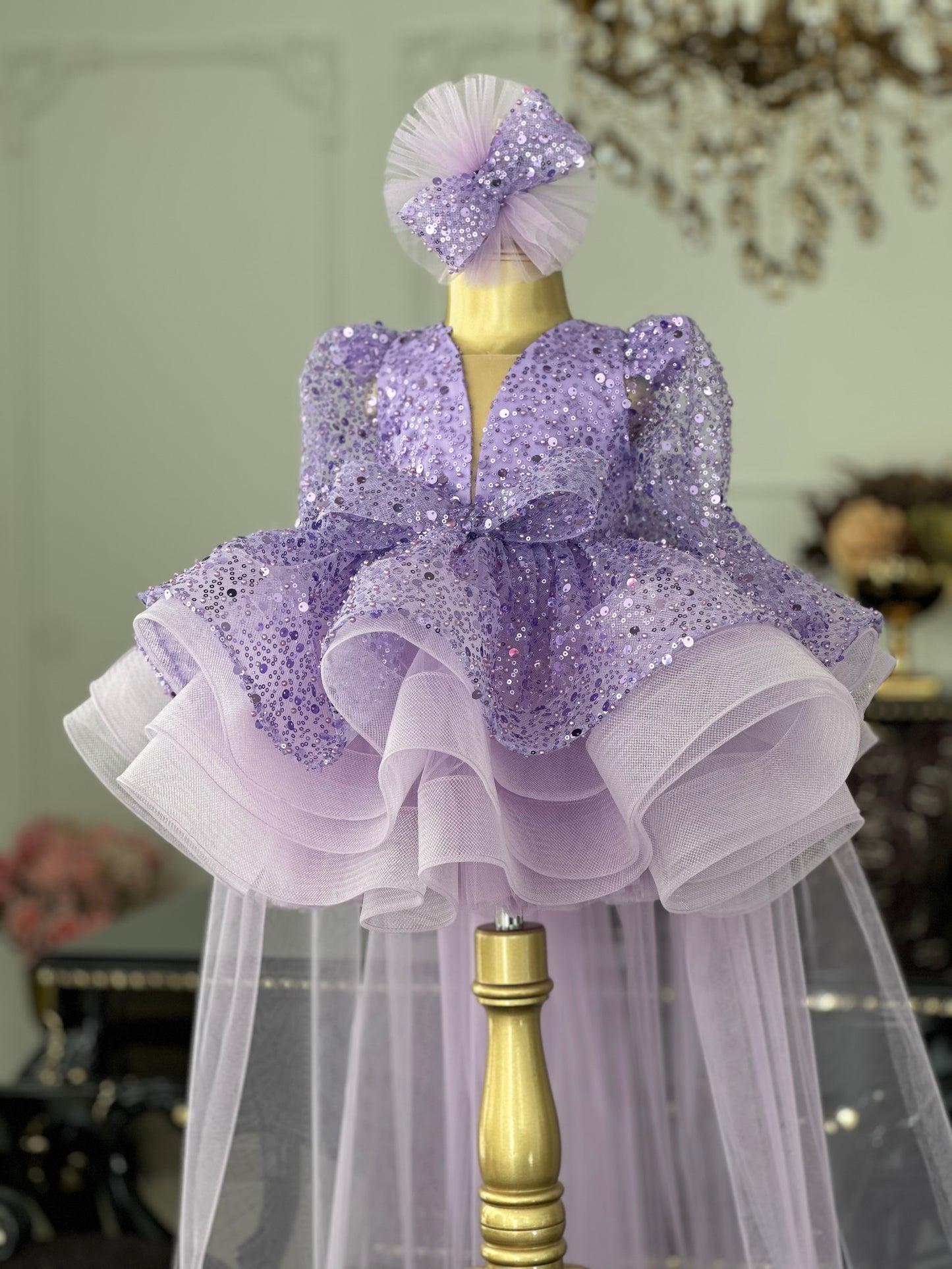 Lila Diamond Abiye Elbise