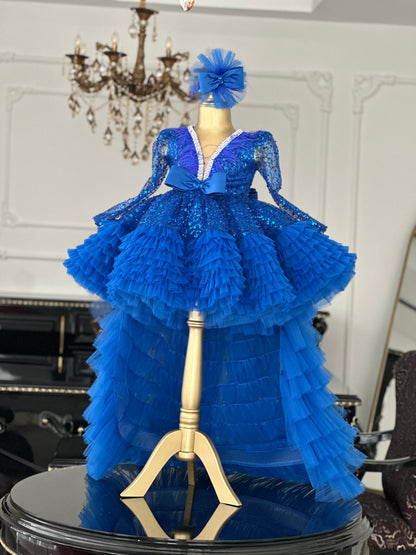 Kleopatra Saks Mavi Elbise