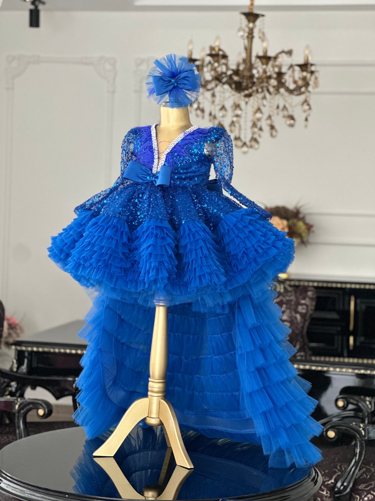 Kleopatra Saks Mavi Elbise