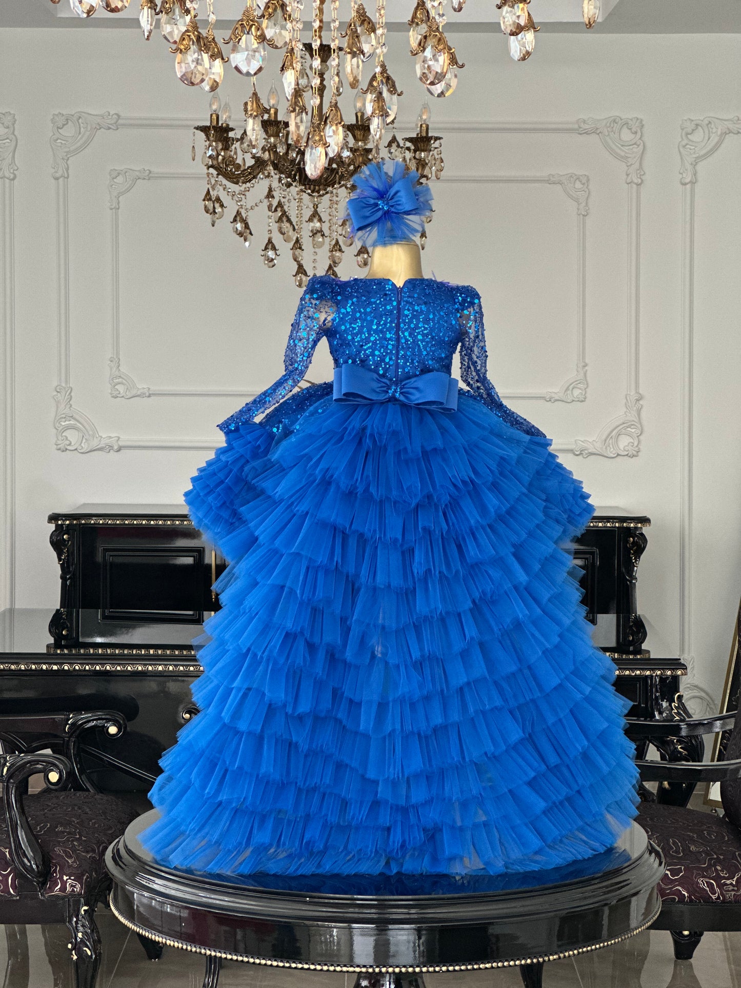 Kleopatra Saks Mavi Elbise