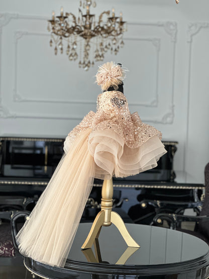 Shiny Gold Abiye Elbise